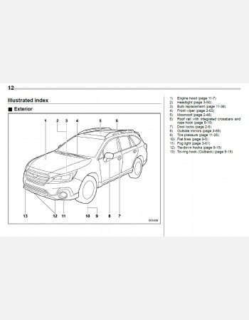 subaru legacy 2018 owners manual